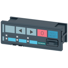 Operator unit, titanium gray, installation in control cabinet door or front plate