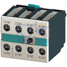 Front Mounting Auxiliary Switch Block, 2NO+2NC, S6 to S12