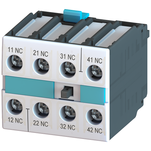 Attachable block, 4-pole, 4 NC EN 50005 ! Phased-out product! Successor is SIRIUS 3RH2