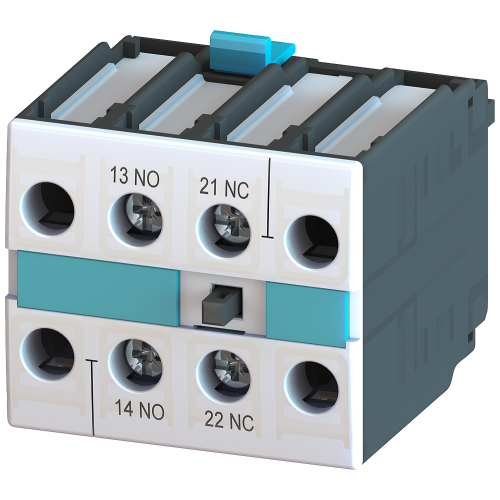 Attachable block, 2-pole, 1 NO + 1 NC ! Phased-out product! Successor is SIRIUS 3RH2