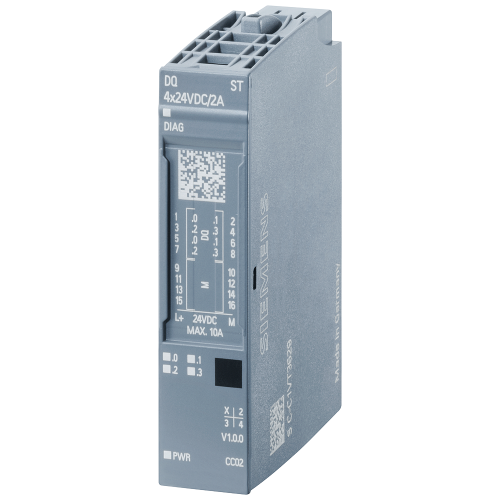 SIPLUS ET 200SP, digital output module, DQ 4x 24VDC/2A Standard, -40...+70 &deg;C Start-up -25 &deg;C with