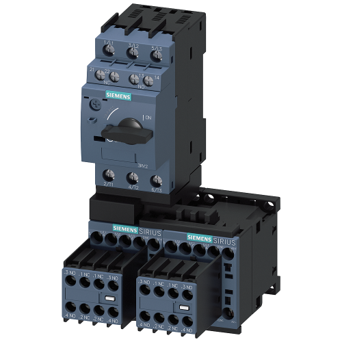 Load feeder, reversing starter, S00, 1.1-1.6 A, 24 V DC, 150 kA