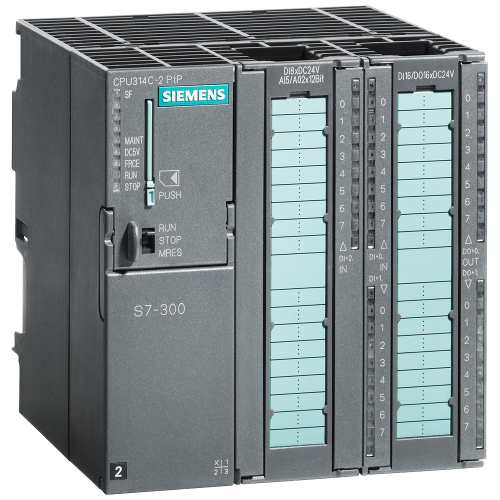 SIPLUS S7-300 CPU 314C-2 PtP 24DI / 16DQ / 5AI / 2AQ, 192 KB -25 ... +70 &deg;C with conformal coating based on 6ES7314-6BH04-0AB0