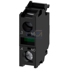 Contact module with 1 contact element, 1 NO, screw terminal, for front plate mounting, Z=150-unit packaging