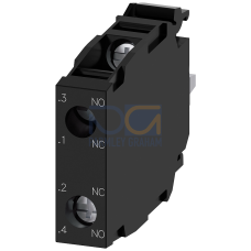 Contact module with 1 contact element, 1 NO - 3SU14001AA101BA0