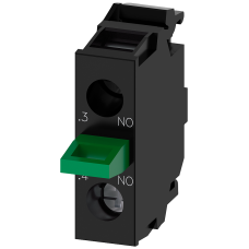 Contact module with 1 contact element, 1 NO