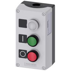 Enclosure for command devices, 22 mm, round
