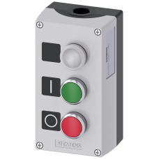 Enclosure for command devices, 22 mm, round