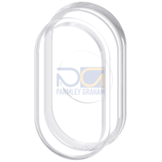 Silicone protection cap for Twin pushbutton, flat, clear