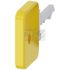 Key for key-operated switch O.M.R,, lock number 73033, yellow