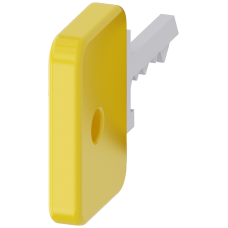 Key for key-operated switch O.M.R,, lock number 73033, yellow