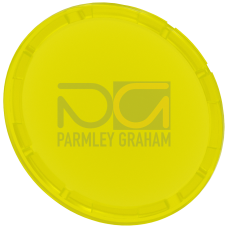 pushbutton, flat, yellow, for illuminated pushbutton