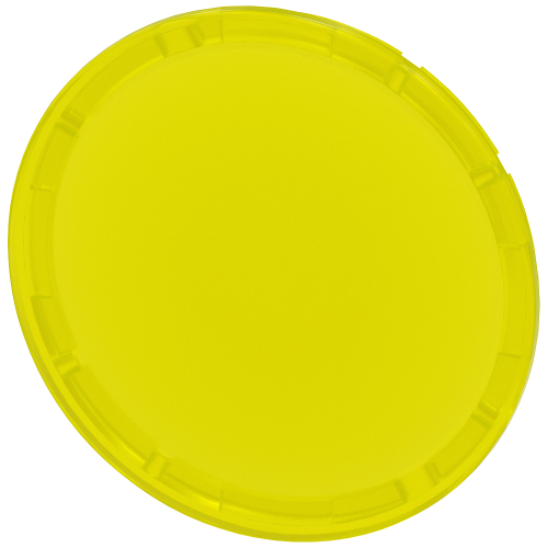 pushbutton, flat, yellow, for illuminated pushbutton