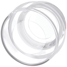 Silicone protection cap for mushroom pushbutton, 40 mm, 22 mm design, clear