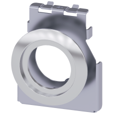 Adapter for installation of actuators and signaling units, 22 mm, in a mounting drill hole 30.5 mm,