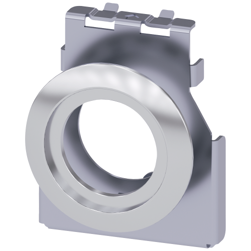 Adapter for installation of actuators and signaling units, 22 mm, in a mounting drill hole 30.5 mm,