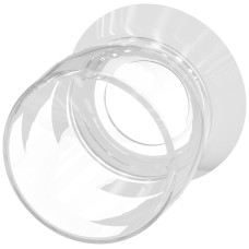 Silicone protection cap for EMERGENCY-STOP mushroom pushbutton, 40 mm, 22 mm design, clear