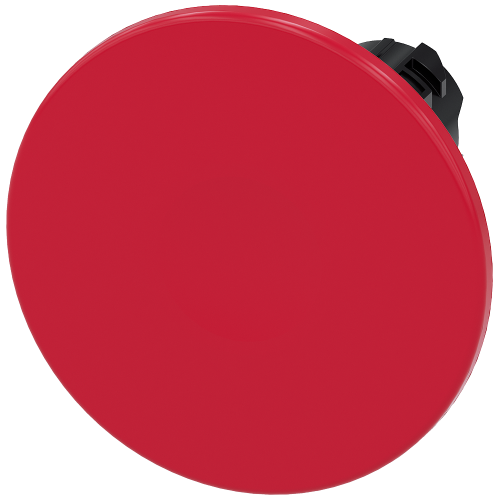 Mushroom pushbutton, 22 mm, round, plastic, red, 60 mm, latching, Pull-to-unlatch mechanism