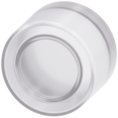 Silicone-free protective cover for pushbutton raised, 22 mm, clear