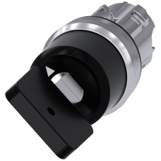 Key-operated switch Siemens, 22 mm, round, metal, shiny, key removal O
