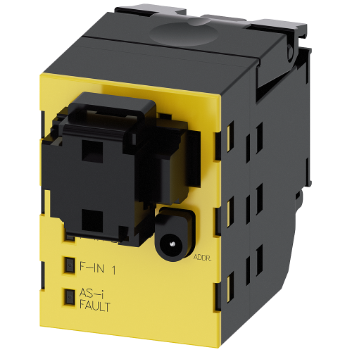 AS-Interface module, 2 safe inputs, black