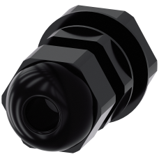 metric screw connection M20 with hexagon nut for enclosure