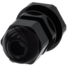 metric screw connection M25 with hexagon nut for enclosure