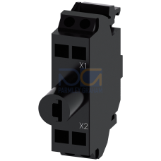 LED module with integrated LED 24-240 V AC/DC, red, spring-type terminal, for floor mounting, Z=50-unit packaging