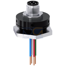 Adapter M12 connector, 4-pole, for M25 cable entry, for plastic enclosure