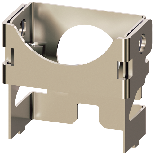 Locking device made of metal, for mushroom pushbutton, 30 mm or 40 mm, 22 mm design,