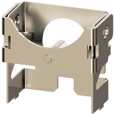 Locking device made of metal, for pushbutton, 22 mm, with raised pushbutton,