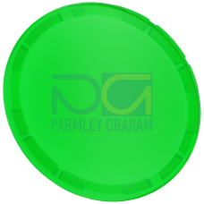pushbutton, flat, green, for illuminated pushbutton