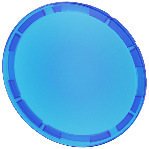 pushbutton, flat, blue, for illuminated pushbutton