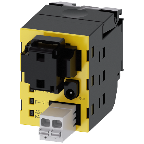AS-Interface module, 2 safe inputs, 1 output, black