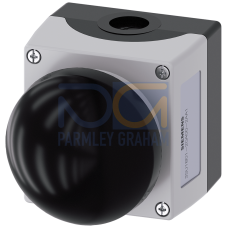 Enclosure for command devices 22 mm round plastic enclosure top part gray