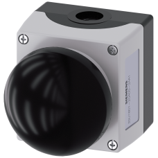 Enclosure for command devices 22 mm round plastic enclosure top part gray