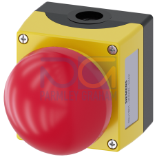 Enclosure for command devices, 22 mm, round, Enclosure material plastic, Enclosure top part yellow,