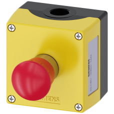 Enclosure for command devices, 22 mm, round