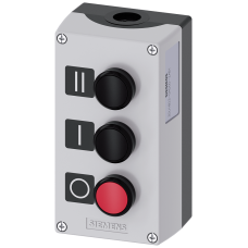 Enclosure for command devices, 22 mm, round