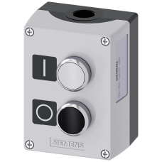 Enclosure for command devices, 22 mm, round