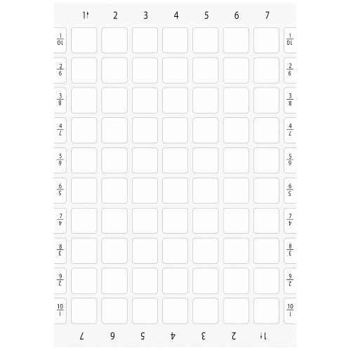 Labeling plates for printing and gluing on enclosure, label size 22x22 mm, white, without inscriptio