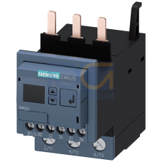 Monitoring relay, can be mounted to Contactor 3RT2, Size S2 standard, digitally adjustable Apparant/