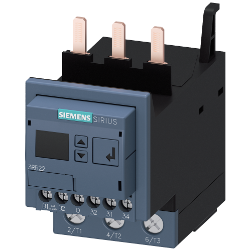 Monitoring relay, can be mounted to Contactor 3RT2, Size S2 standard, digitally adjustable Apparant/