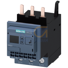 Monitoring relay attachable to contactor 3RT2, spring-type connection system