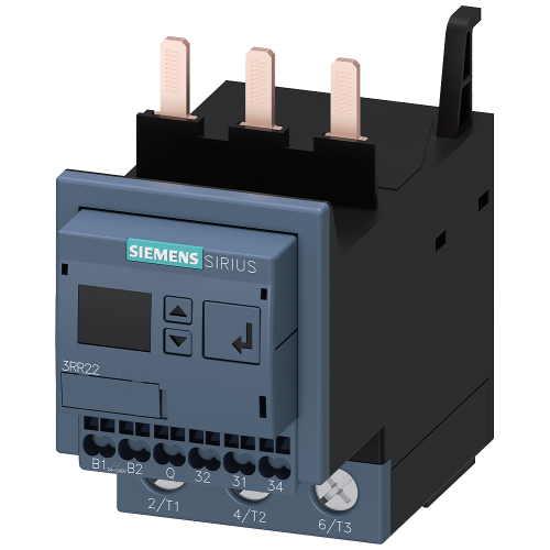 Monitoring relay attachable to contactor 3RT2, spring-type connection system