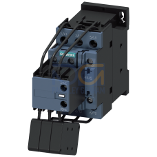 Contactor, AC-6B, 16.7kVAr/400 V, 1 NO + 2 NC, 24 V AC, 50 Hz, 3-pole