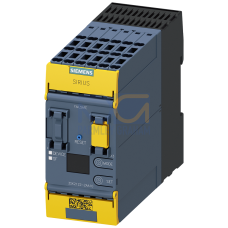 SIRIUS safety relay Basic unit 3SK2 series 20 F-DI, 4 F-DQ, 2 DQ, 24 V DC Can be parameterized via S