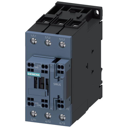 Contactor, AC-3e, 18.5 kW/400 V, 72 V DC, 0.7-1.25*Us, 1 NO + 1 NC, 3-pole