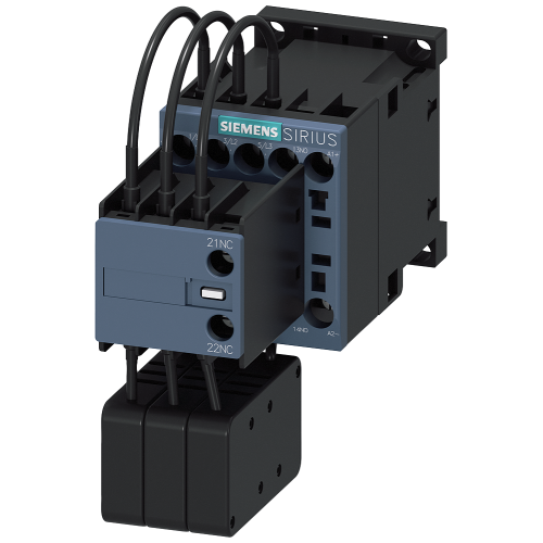 Contactor, AC-6B, 12.5 kVAr/400 V, 1 NO + 1 NC, 110 V DC, size S00