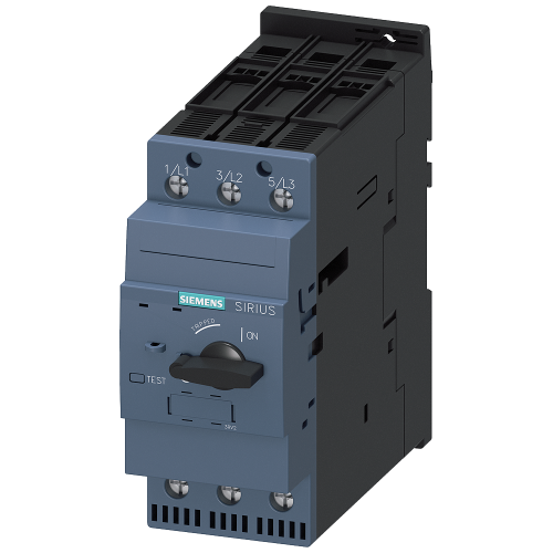 Circuit breaker size S2 for starter combination Rated current 25 A N-release 325 A screw terminal in